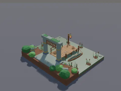 Jungle River Dock
