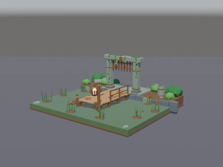 Jungle River Dock, view 2
