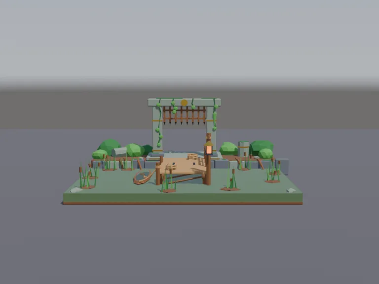 Jungle River Dock, view 4
