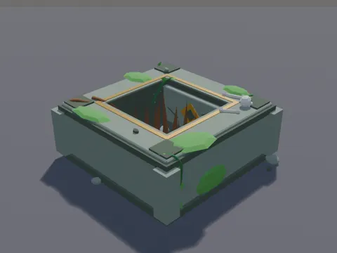 Jungle Spike Pit Trap