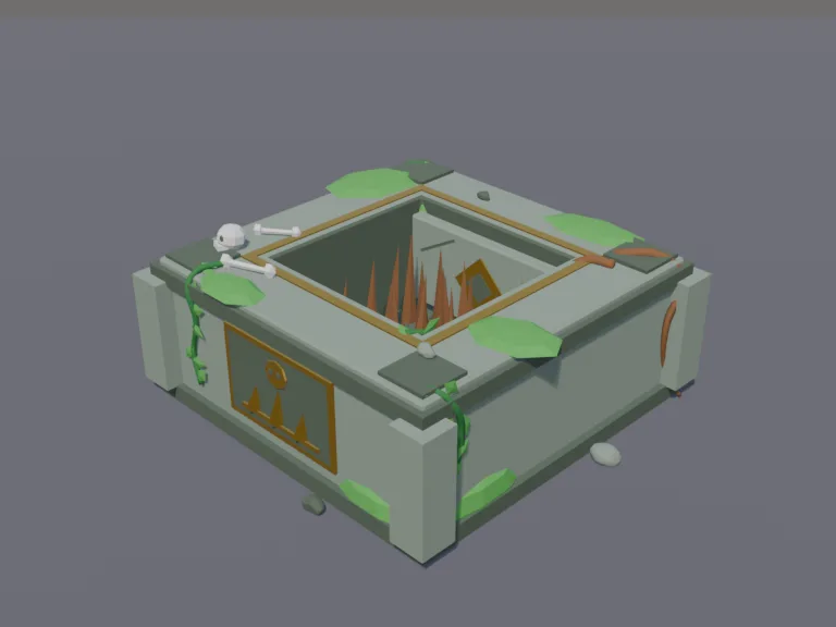 Jungle Spike Pit Trap, view 3