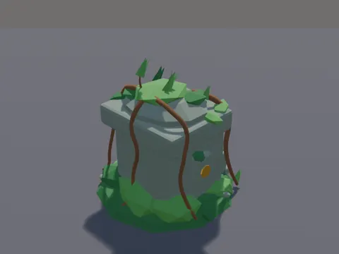 Jungle Stone Head