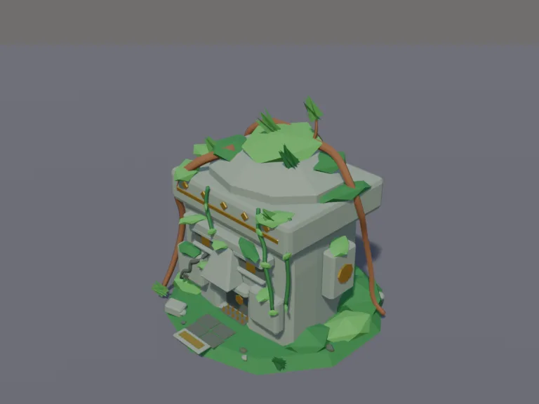 Jungle Stone Head, view 3