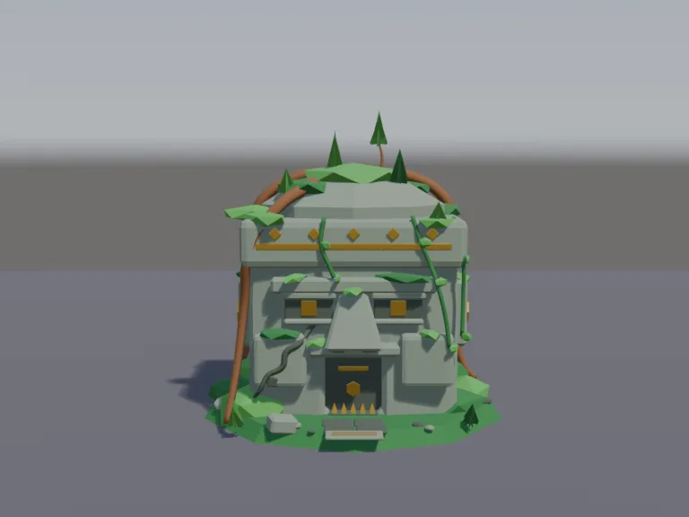 Jungle Stone Head, view 4