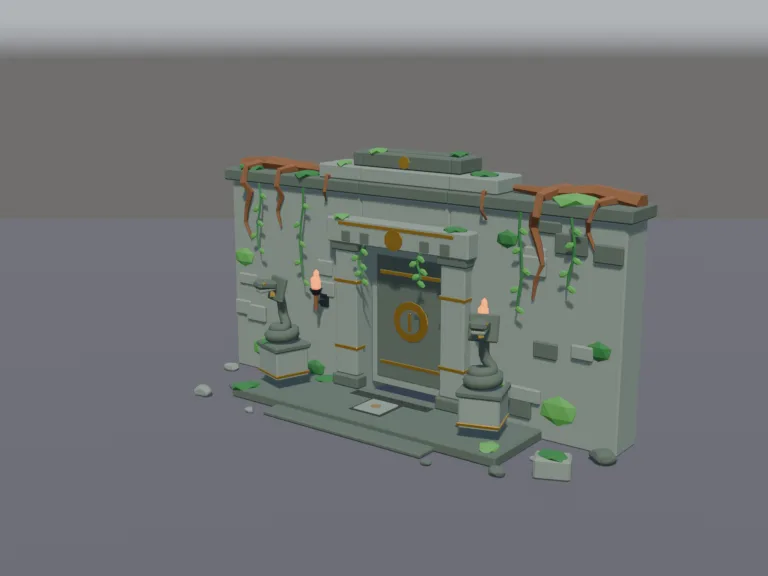 Jungle Temple Entrance, view 2