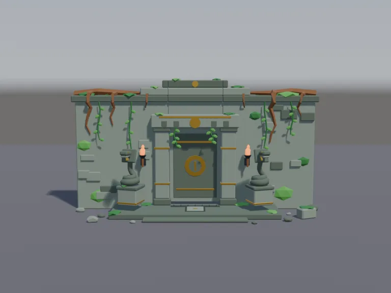 Jungle Temple Entrance, view 4