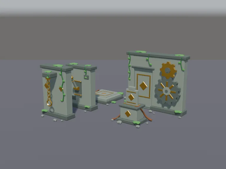 Jungle Temple Mechanisms, view 2