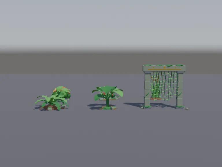 Jungle Temple Plants, view 4