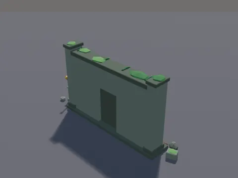 Jungle Temple Puzzle Wall