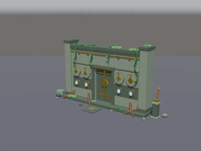 Jungle Temple Puzzle Wall, view 2