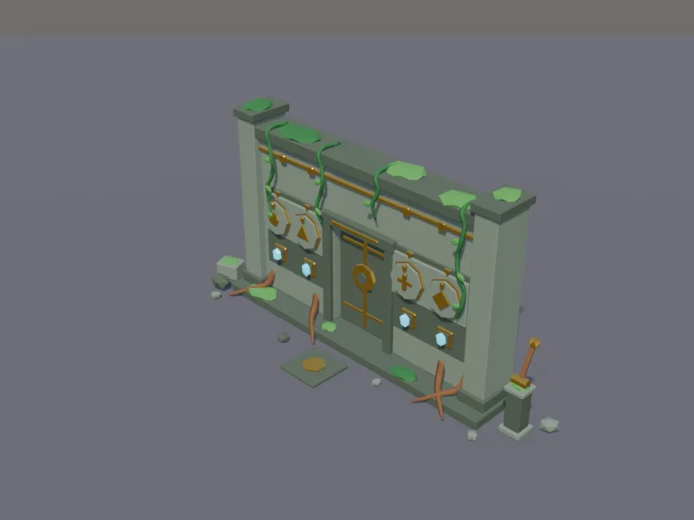 Jungle Temple Puzzle Wall, view 3
