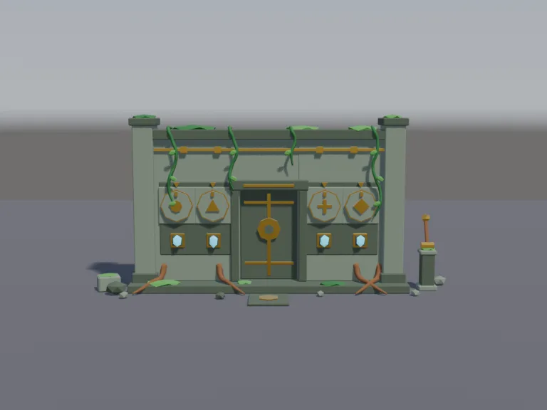 Jungle Temple Puzzle Wall, view 4
