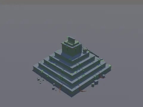 Jungle Temple Pyramid