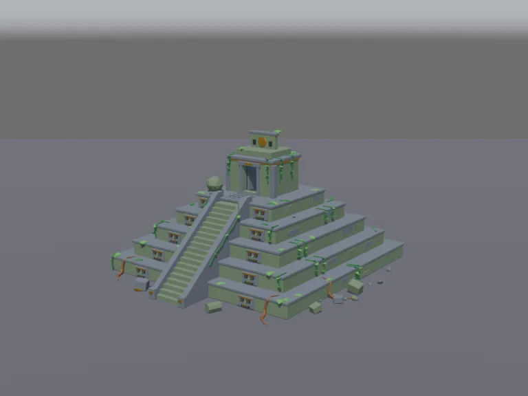 Jungle Temple Pyramid, view 2