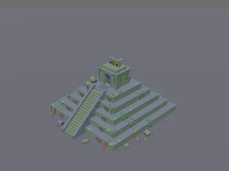 Jungle Temple Pyramid, view 3
