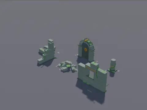 Jungle Temple Ruins Kit