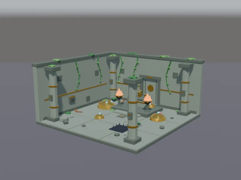 Jungle Temple Treasure Room, view 2