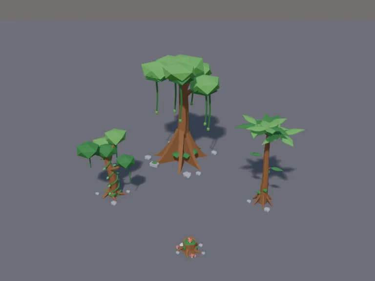 Jungle Tree Set, view 3