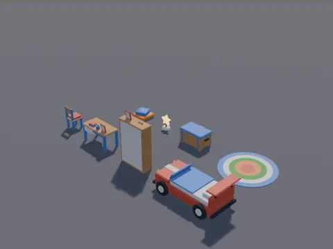Kids Race-Car Bedroom