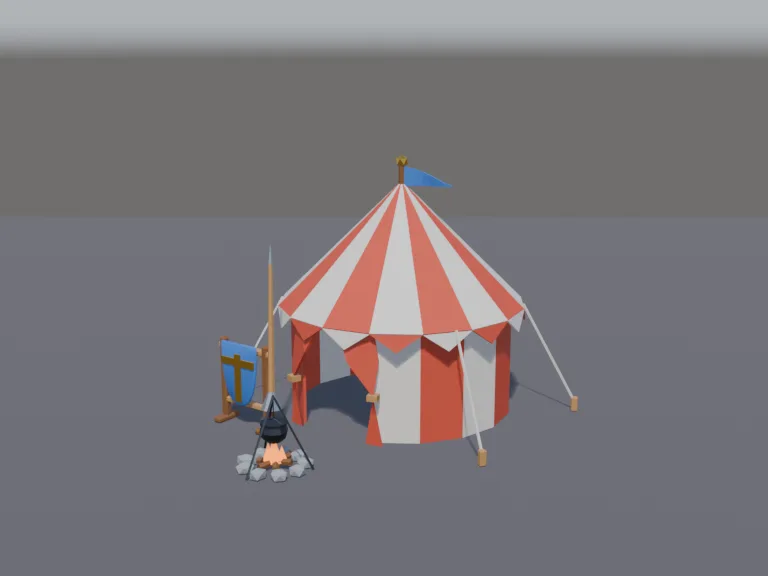 Knights Tent Camp, view 2