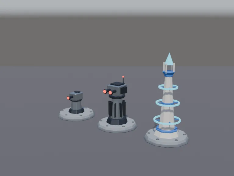 Laser Tower Upgrades, view 2