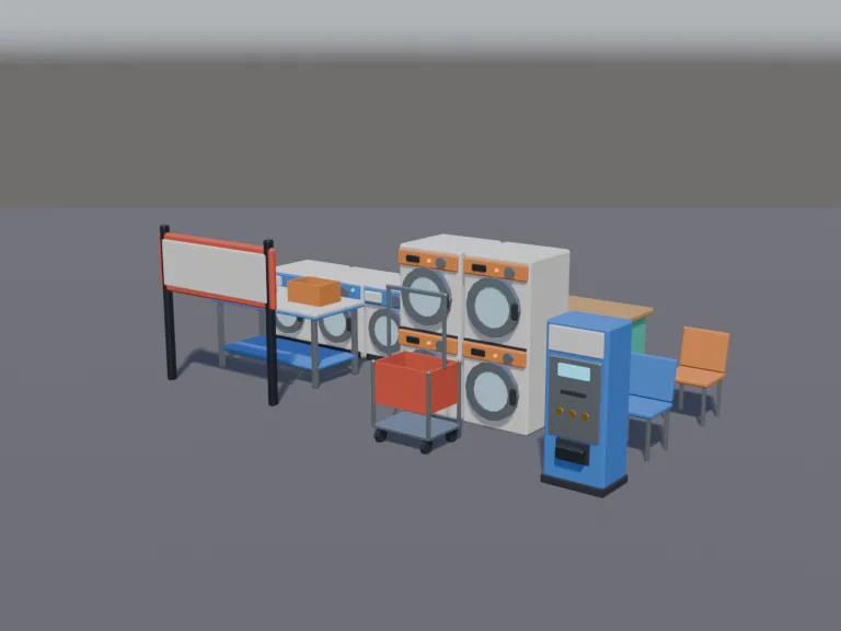 Laundromat Shop Set, view 2