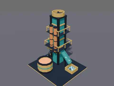 Lava Refinery Tower