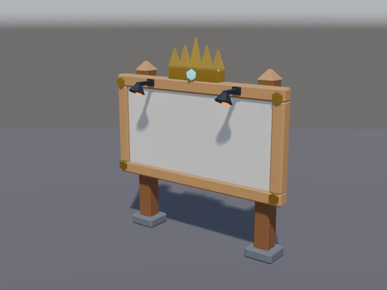 Leaderboard Sign, view 2