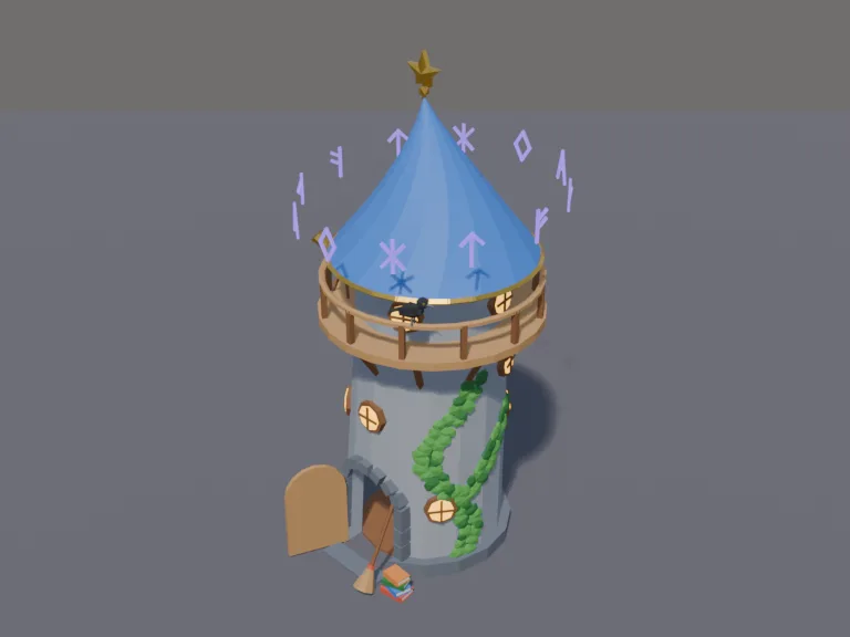 Leaning Wizard Tower, view 2