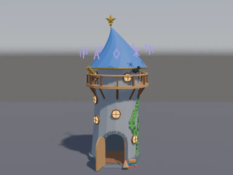 Leaning Wizard Tower, view 3