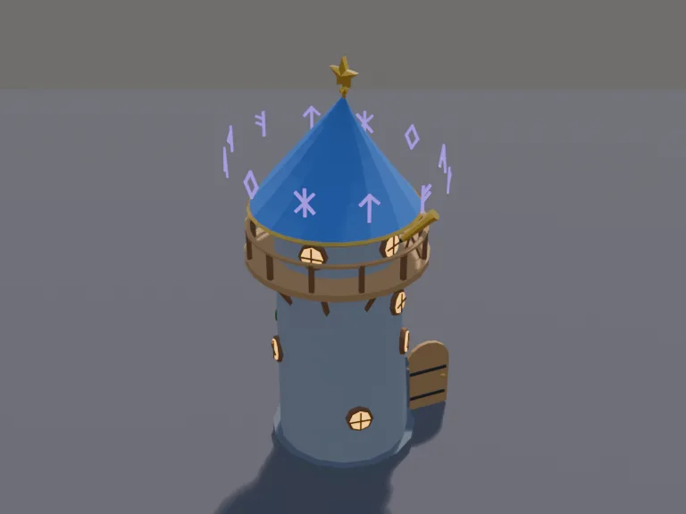 Leaning Wizard Tower, view 4