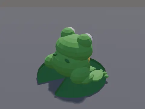 Lily Pad Frog Pet