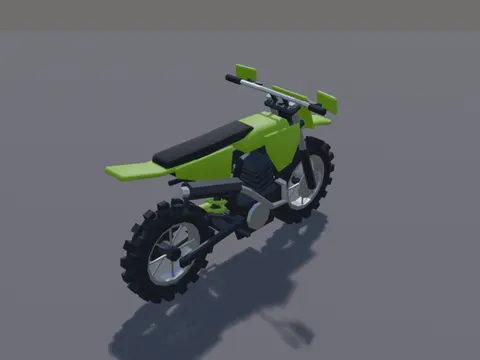 Lime Dirt Bike