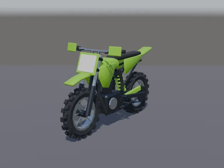 Lime Dirt Bike, view 2