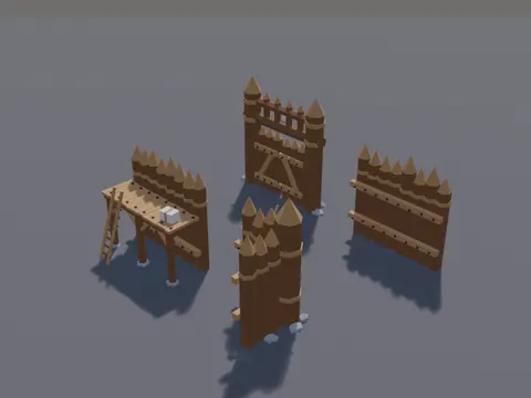Log Palisade Wall Kit