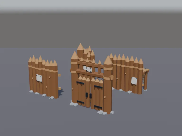 Log Palisade Wall Kit, view 2