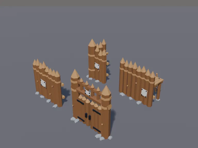 Log Palisade Wall Kit, view 3