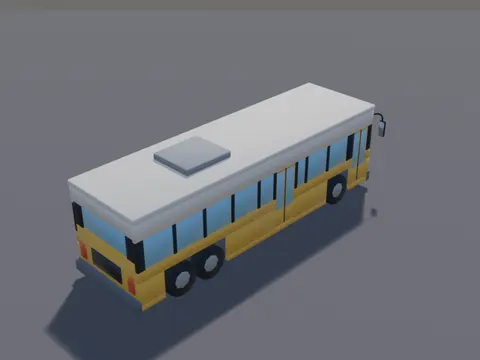 Low-poly City Bus