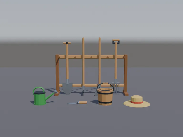 Low-Poly Farm Tools, view 4