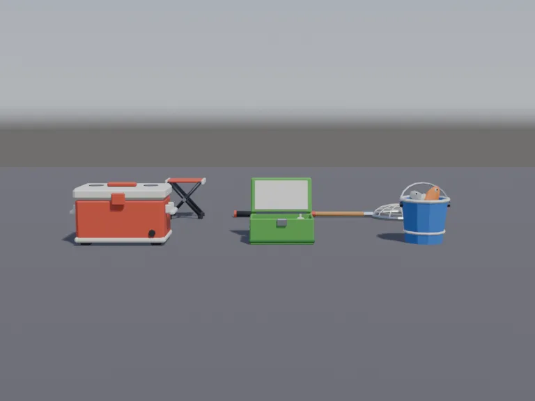 Low-Poly Fishing Gear, view 4