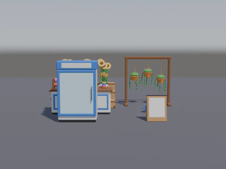 Low-Poly Flower Shop, view 4