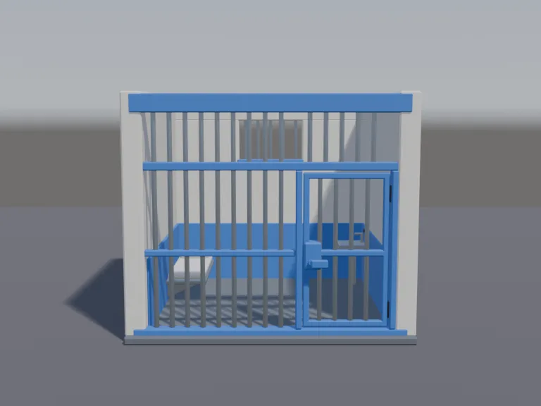 Low-poly Holding Cell, view 3