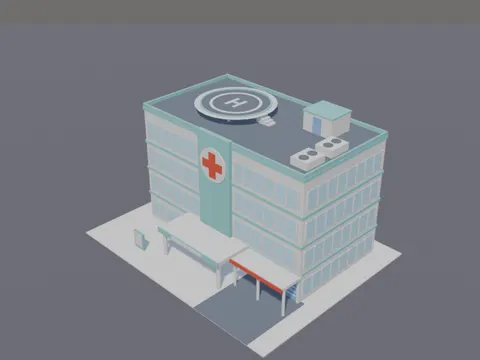 Low-Poly Hospital