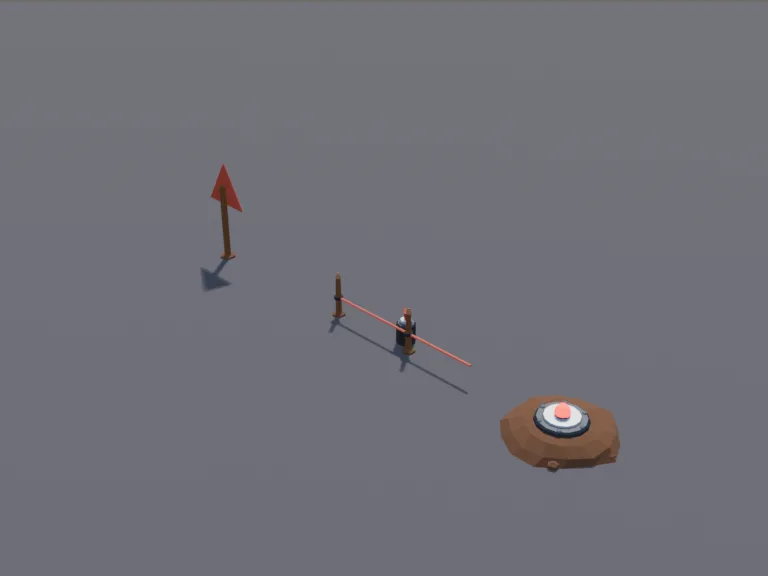Low-Poly Landmine Set, view 4