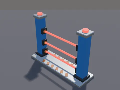 Low-Poly Laser Gate