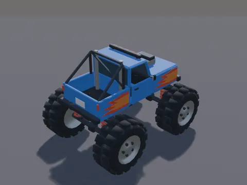 Low-Poly Monster Truck