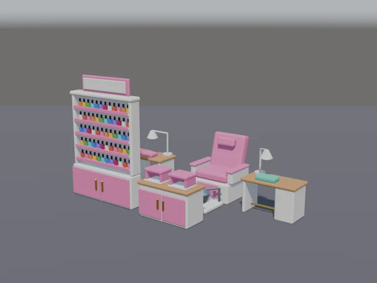 Low-Poly Nail Salon, view 2