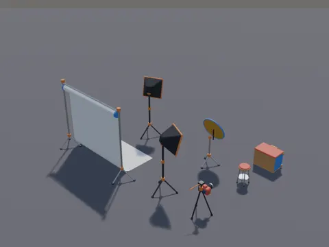 Low-Poly Photo Studio