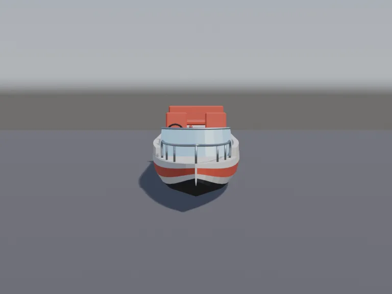 Low-Poly Speedboat, view 4