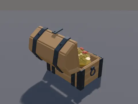 Low-Poly Treasure Chest